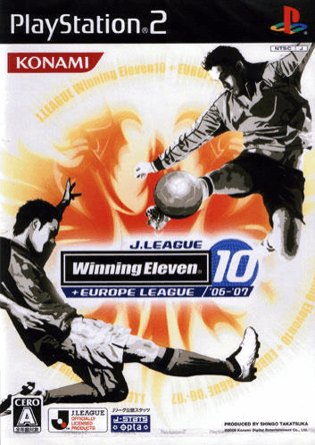 J.League Winning Eleven 10 + Europa League 06-07 box art for Playstation 2